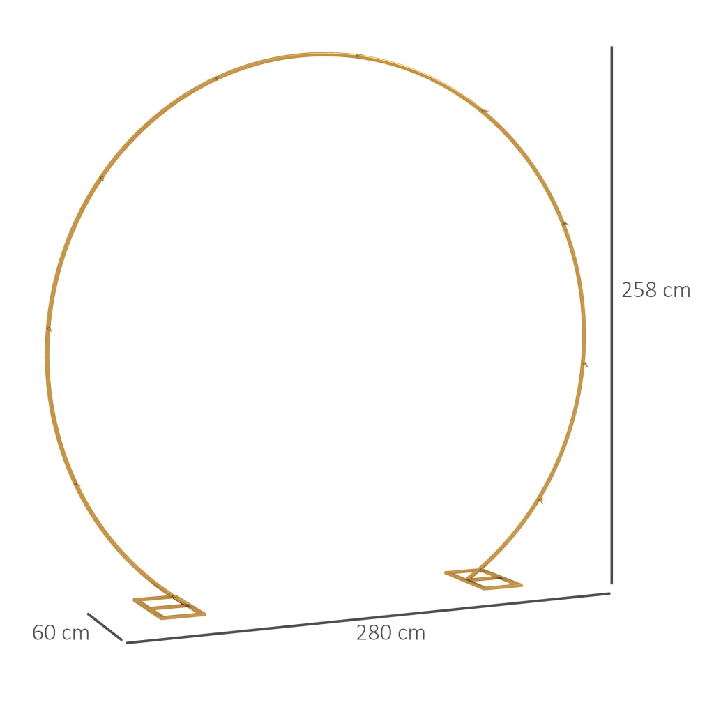 Arco per piante rampicanti ¨C Minimal ¨C acciaio dorato