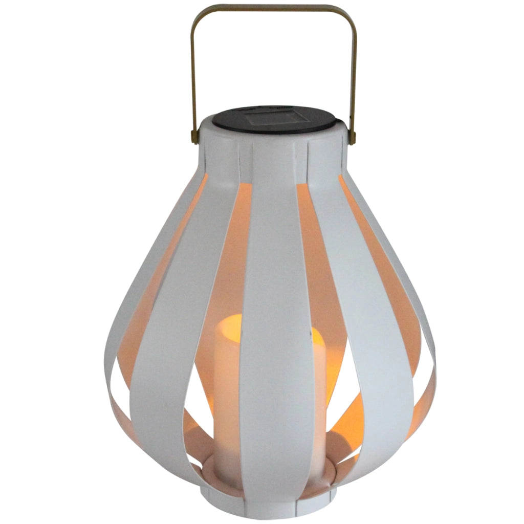 Lanterna solare LED bianca IP44 metallo AHOBRO Polux