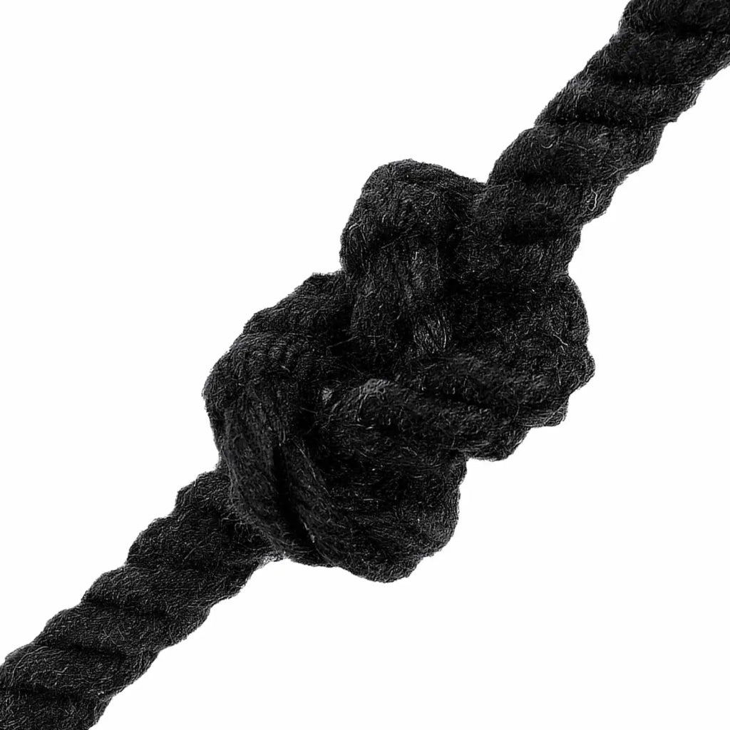 Corda | Fune Nero 0,8 x 0,8 x 25000 cm Cotone