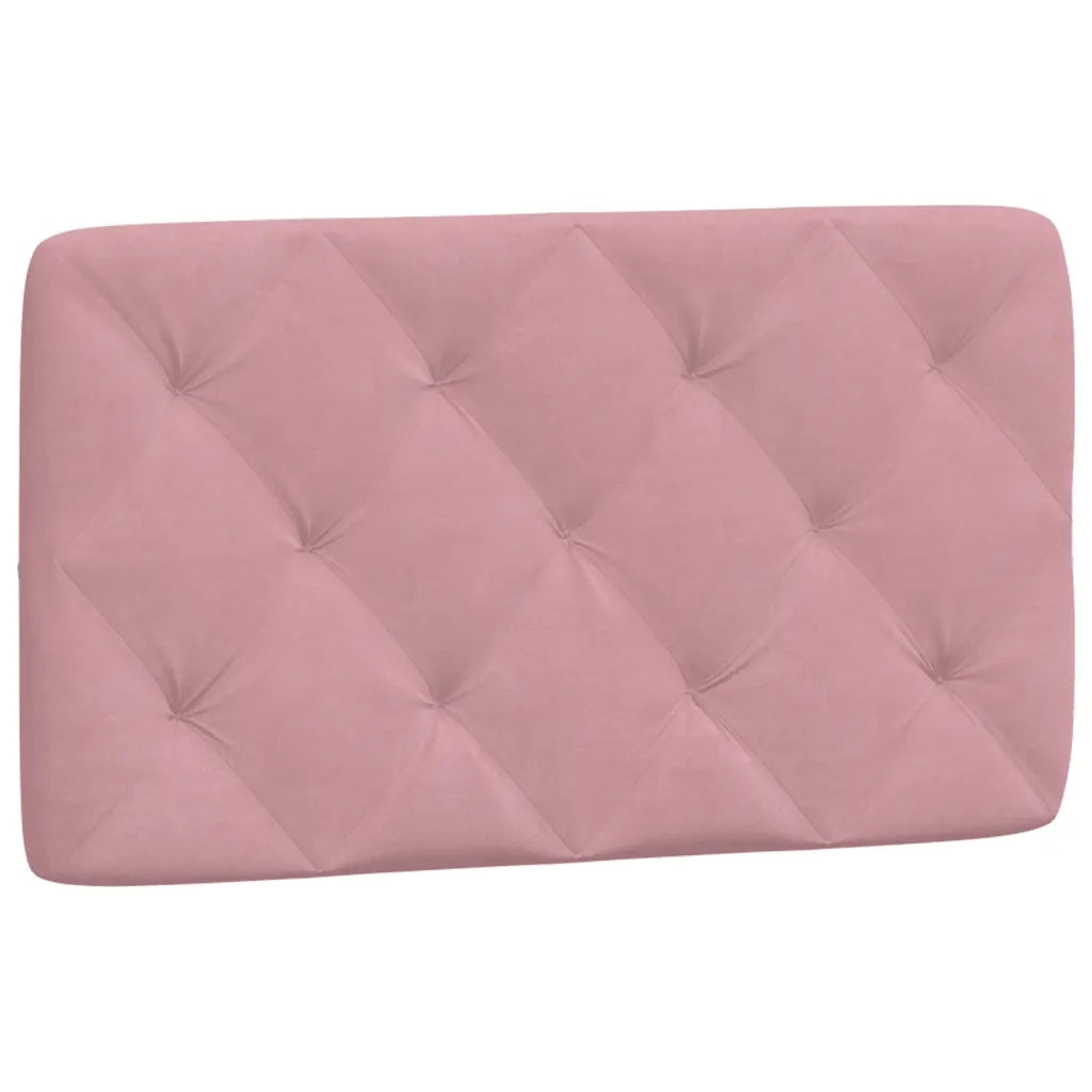 Cuscino Testiera-Cuscino per Testiera Rosa 80 cm in Velluto