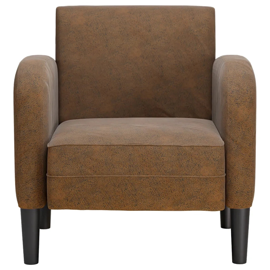 Divano Sedia con Braccioli Marrone 54 cm in Similpelle 4100534