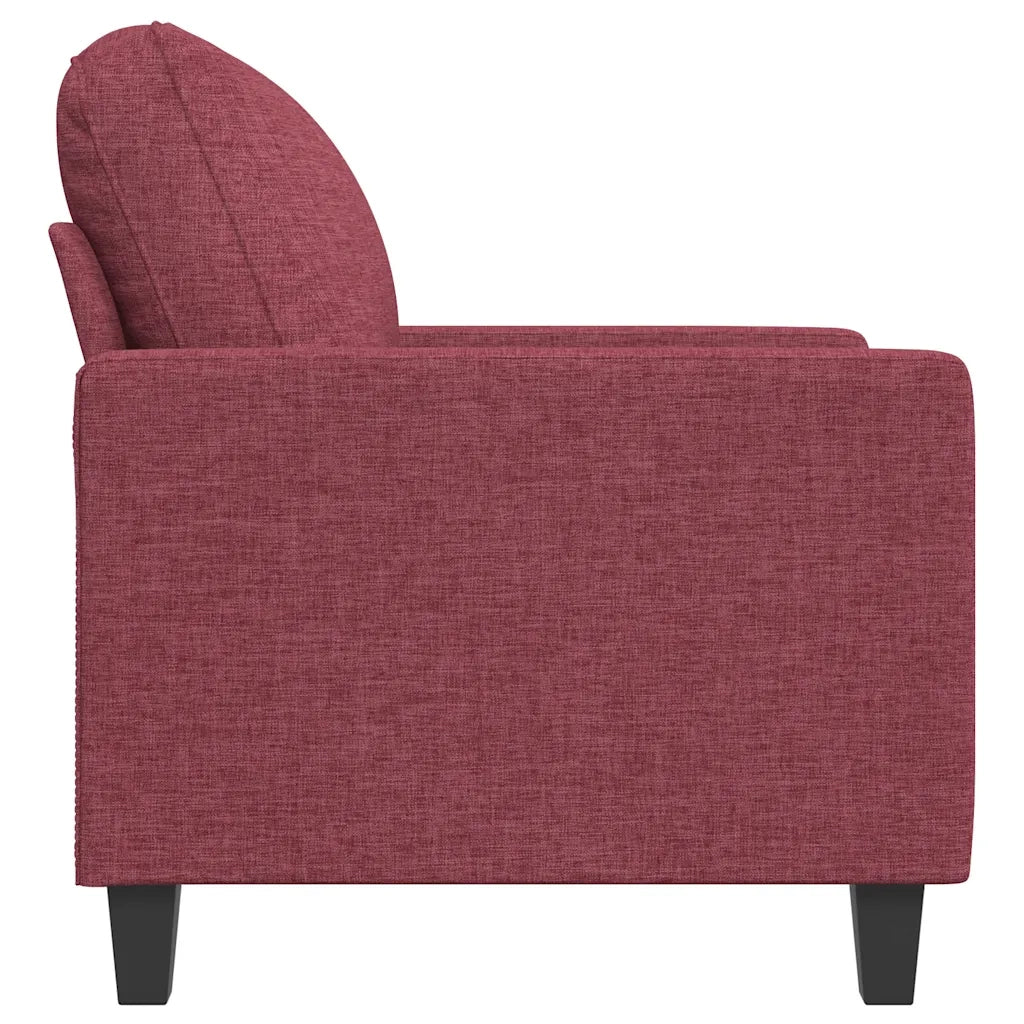 Poltrona | Sedia Relax Rosso Vino 60 cm in Tessuto