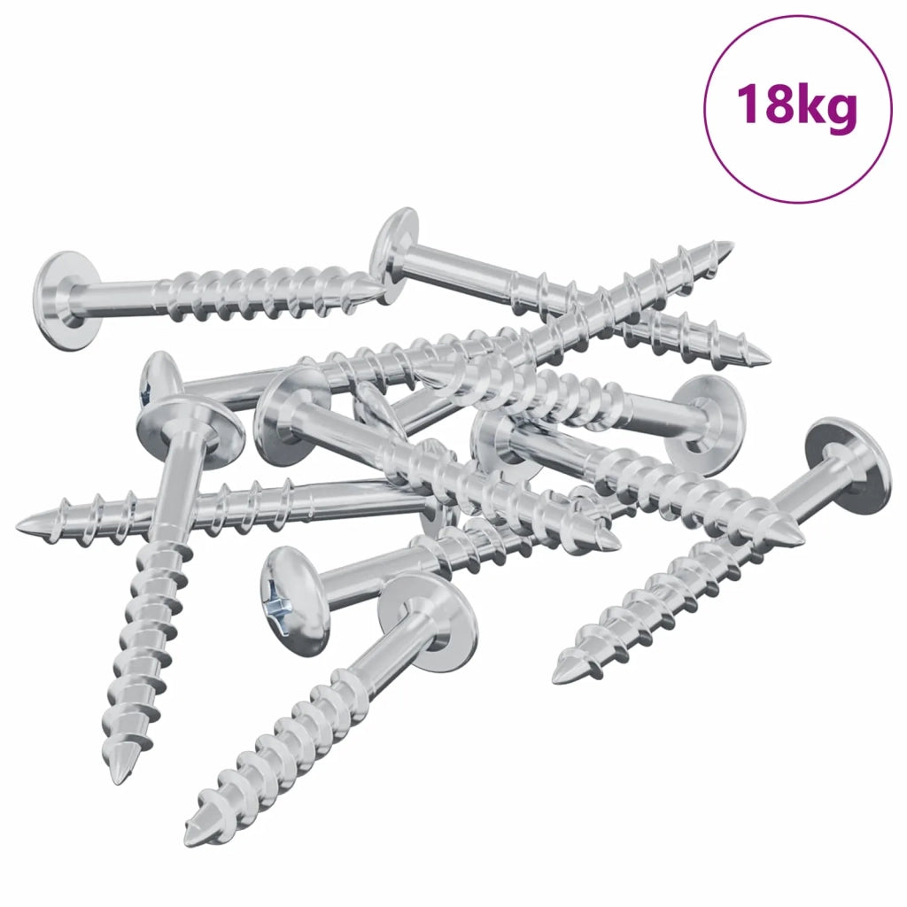 Vite 7792 pcs Argento 9,8 x 35 mm Ferro 864480