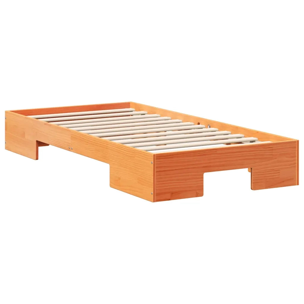 Struttura del letto-Giroletto Marrone 90 x 190 cm 294257