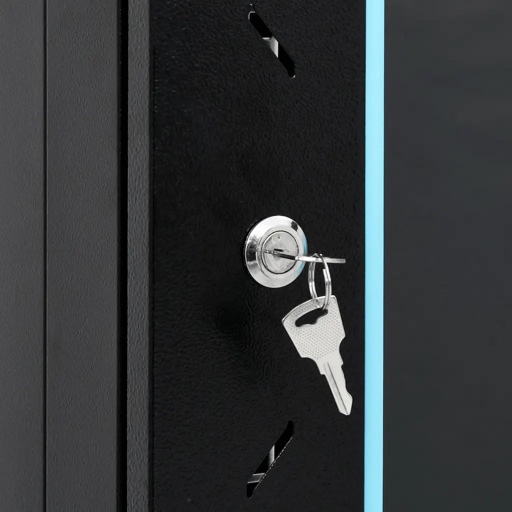 Armadietto di Rete 18U 19" IP20 Nero 60x60x100 cm