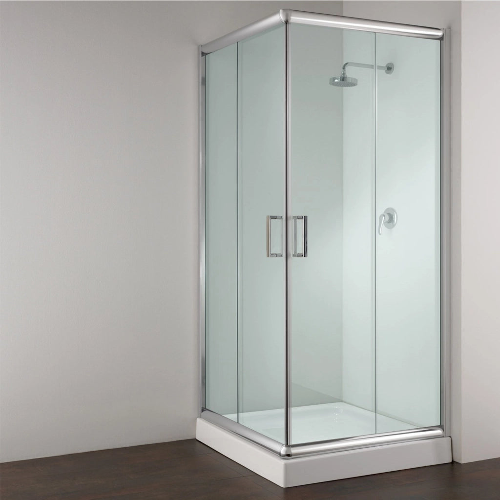Box Doccia Quadrato 75x75 H198 Trasparente 6mm mod. Alabama
