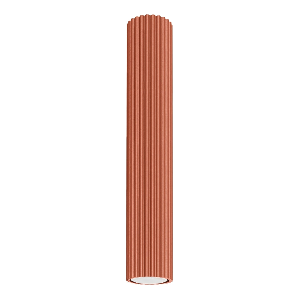 Lampada da soffitto KARBON 40 rosso ocra