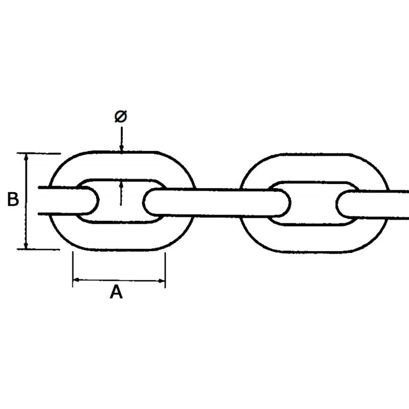 CATENA INOX GENOVESE Ø MM.8