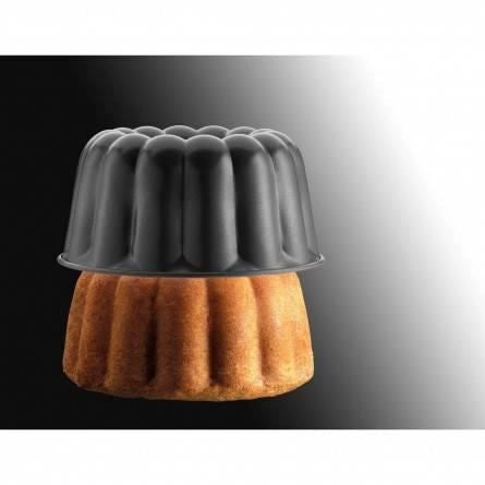 Kaiser 2300637167 La Forme Plus Stampo per Ciambellone Acciaio Antiaderente 24 cm Capacita' 3,6 L colore Nero