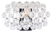 Applique glamour Therica cromata con cristalli 1xE14 Reality