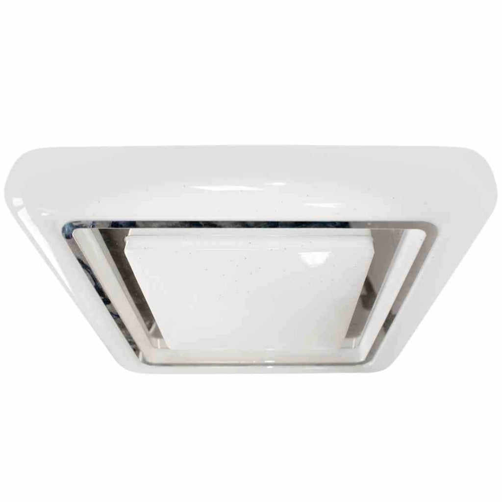 Plafoniera LED Milagro Cameron 38W 43cm cromata dimmer