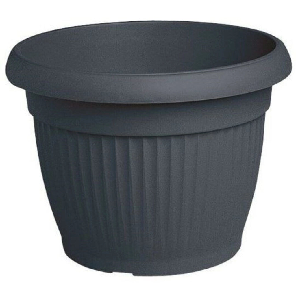 Vaso Terra Giardino 50 Antracite Set 2 Pezzi - Arca