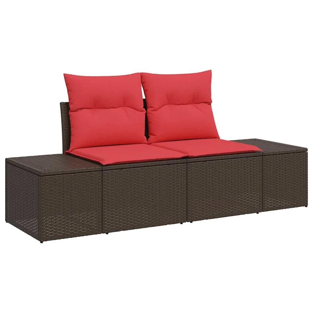 Set di divani 5 pz polyrattan 3360745