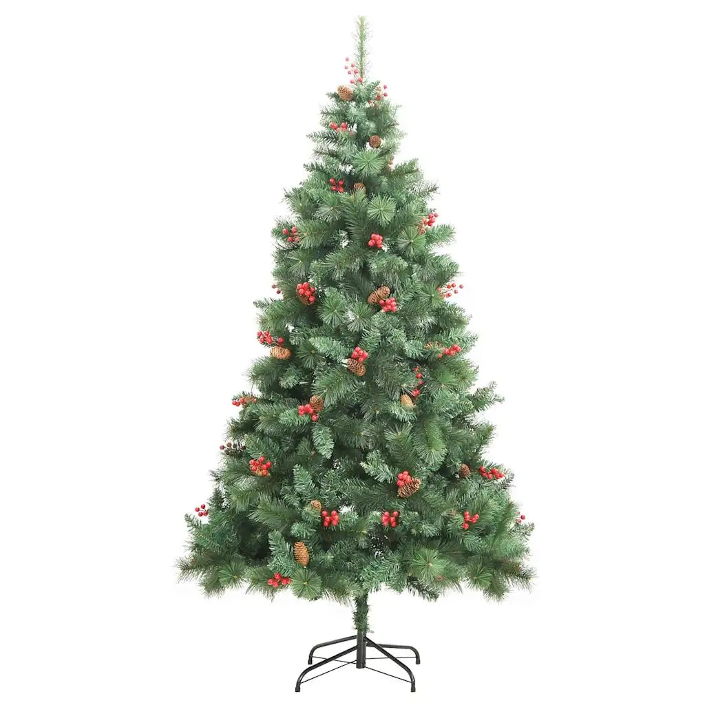Albero di Natale artificiale Verde 210 cm PVC e Metallo 3395150