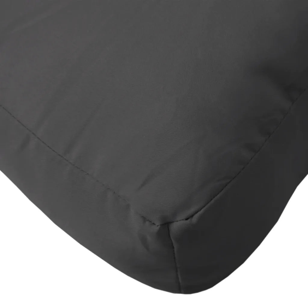 Cuscino per Pallet Nero 58x58x10 cm in Tessuto 360907