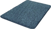 Badmat Seattle, 80 x 140 x 3 cm, ijsblauw, polyester