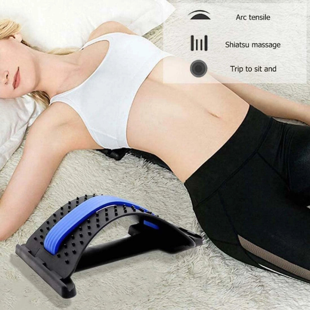 Trade Shop - Supporto Massaggiatore Per La Schiena Waist Stretch Supporto Lombare Regolabile -