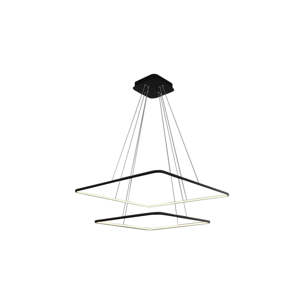 Lampada a sospensione Milagro NIX ML518 LED 50W 3000K nera