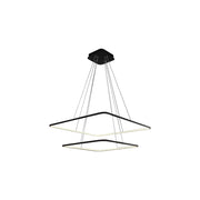 Lampada a sospensione Milagro NIX ML518 LED 50W 3000K nera