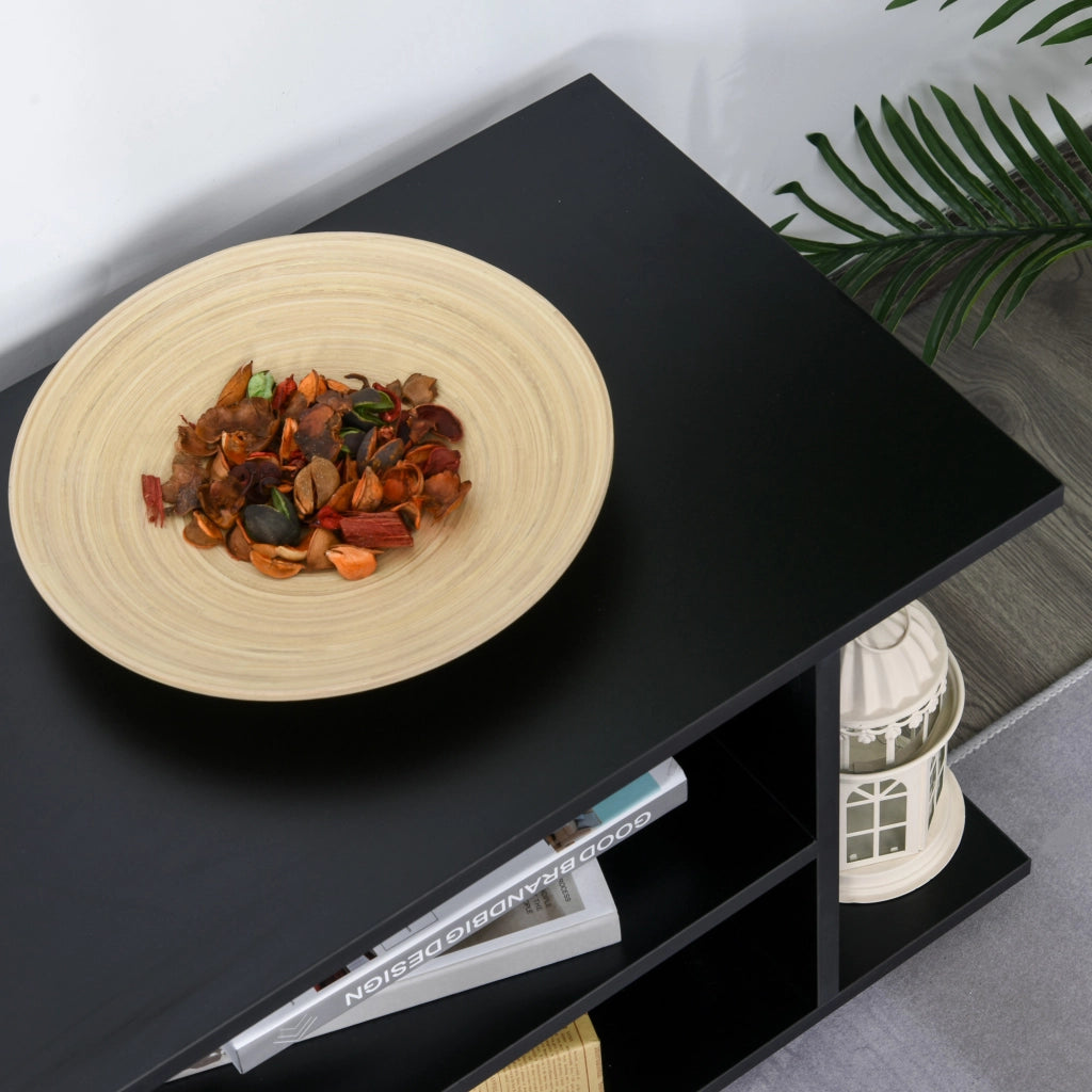 Mobile TV con ruote ¨C Minimal ¨C nero 80x40x40 cm