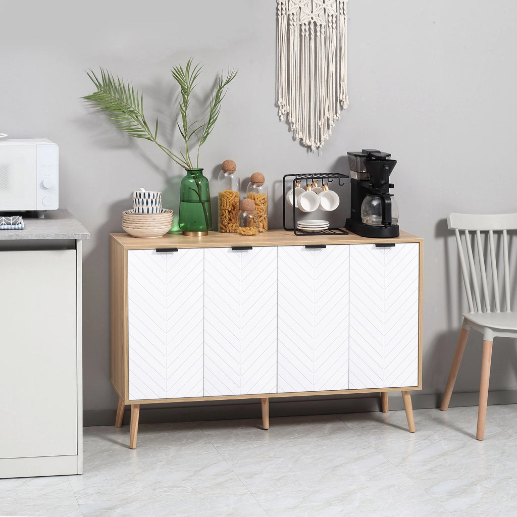 Credenza ¨C Minimal ¨C bianco 120x35x77 cm
