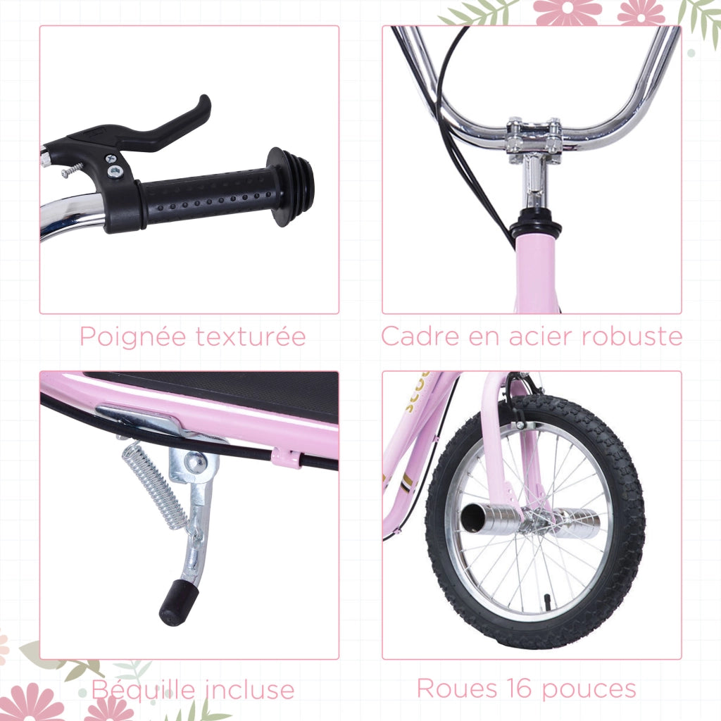 Trottinette con Ruote Pneumatiche 41 cm ¨C Minimal ¨C Rosa