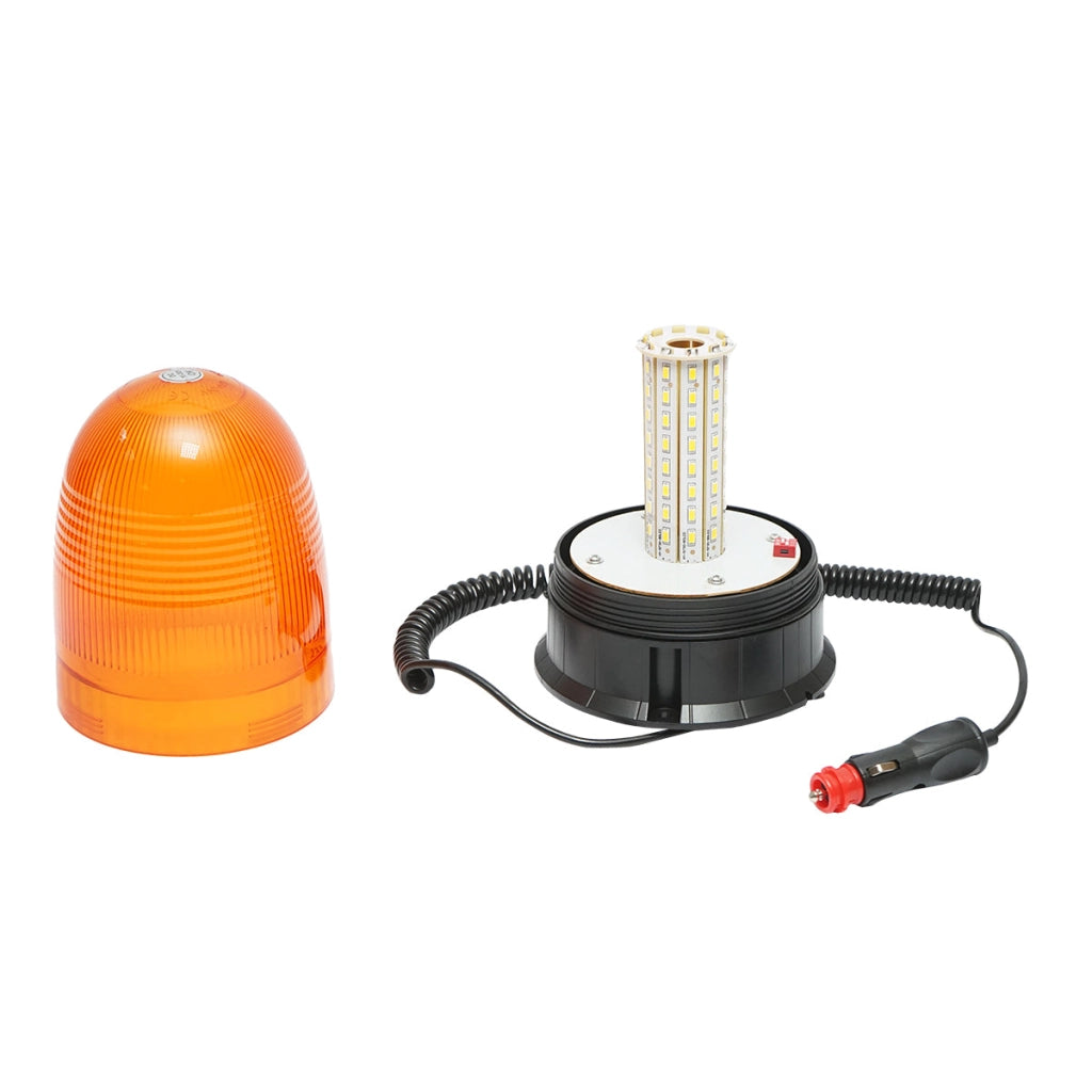 Faro rotante a LED 12-24V con 3 funzioni e base magnetica IP65