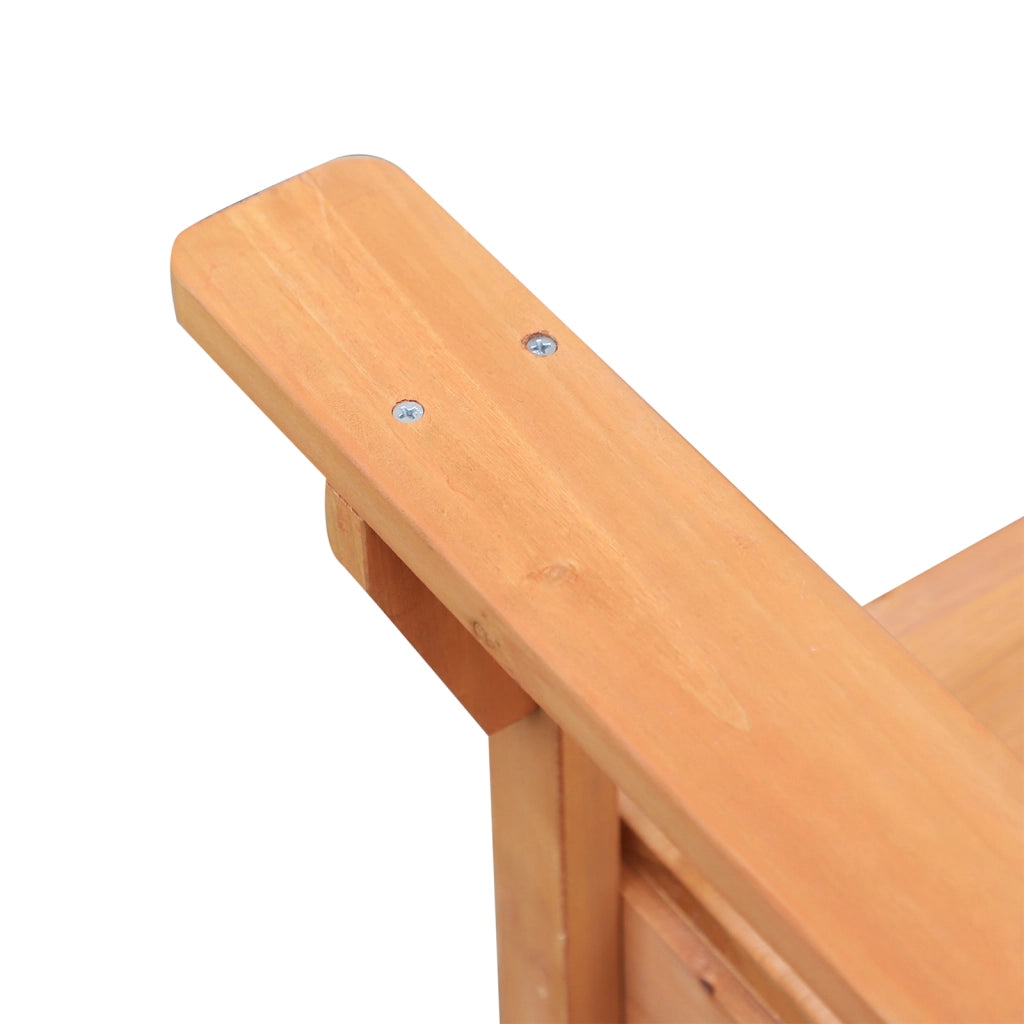 Panchina da Giardino 2 Posti con Vano Contenitore Legno