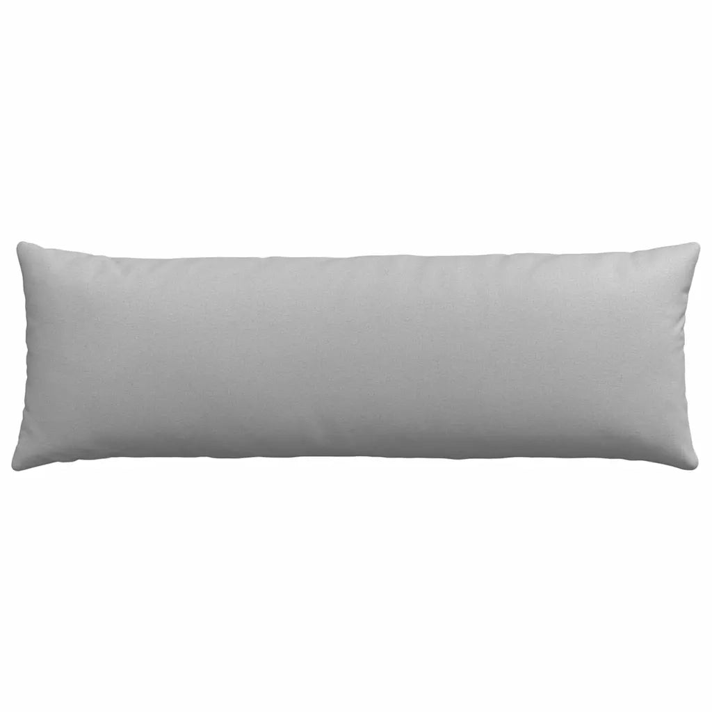 Cuscini da Divano 2 pz-Set di 2 Cuscini per Sofa Grigio Nuvola 120 x 40 cm Tessuto