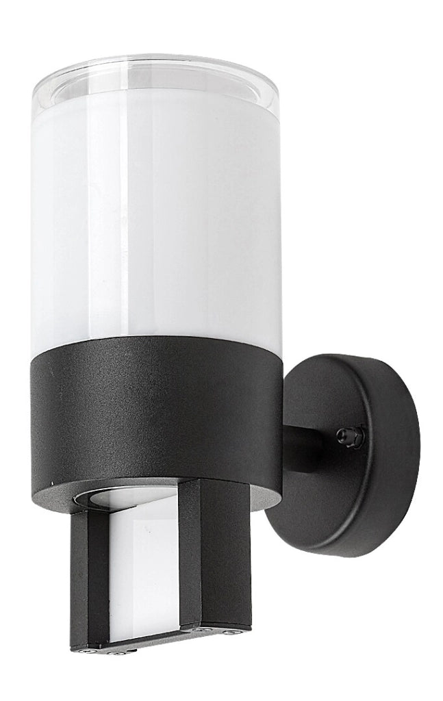 Applique esterna moderna nera LED 12W IP44 Leitha Rabalux
