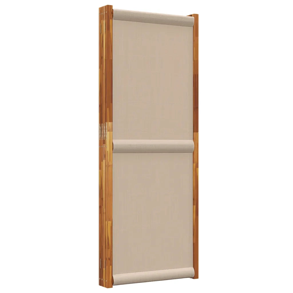 Divisorio Ambienti | Divider per stanze | Paravento a 4 Pannelli Tortora 280x180 cm