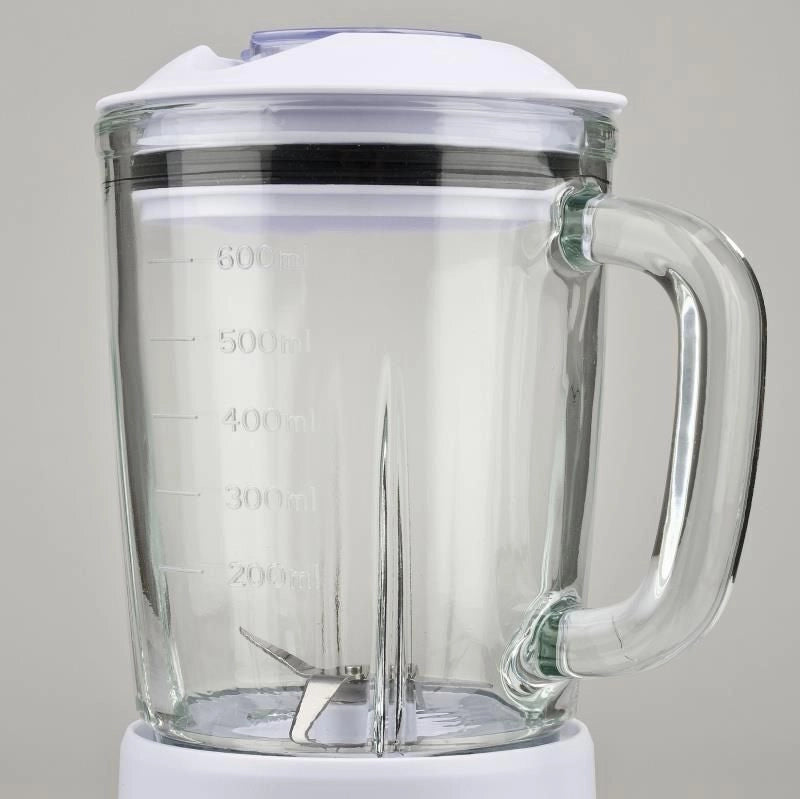 Girmi FR23 Frullatore da Tavolo 600 ml 300 W 4 Lame Acciaio Inox 2 Velocita' Funzione Pulse colore Bianco