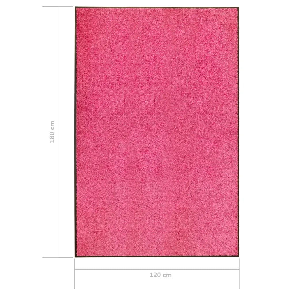 Zerbino | Tappetino Lavabile Rosa 120x180 cm