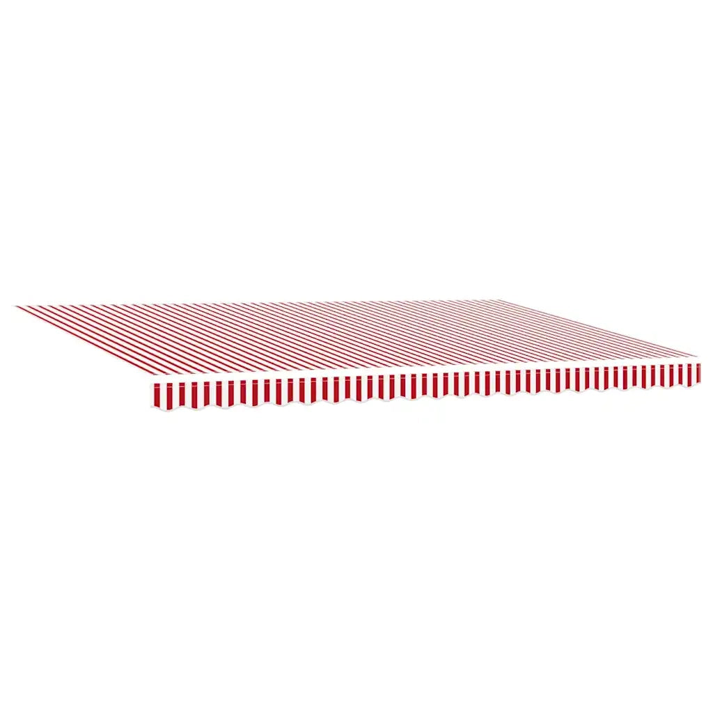 Tenda da Sole Rosso e Bianco 500 × 300 cm 3331274