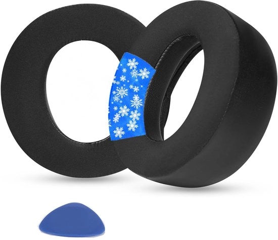 Sostituzione Orecchini per Giocatore compatibile con PlayStation Pulse Elite Orecchini per Giocatore Wireless con Tessuto Ice Silk Alta Densità Gel Sound Memory Foam Spessore Extra