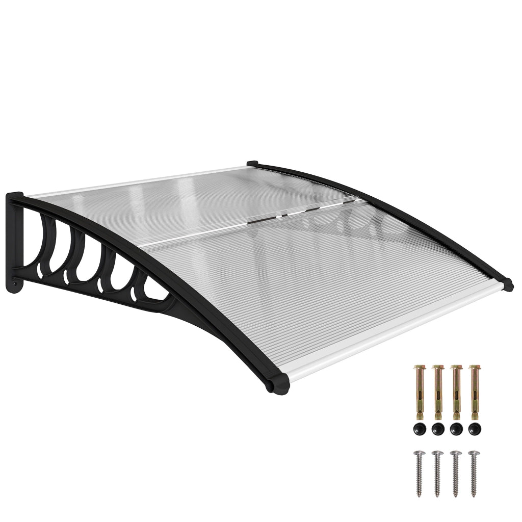 Tettoia per Porta Finestra ¨C Minimal ¨C Nero 103x96.5x27cm