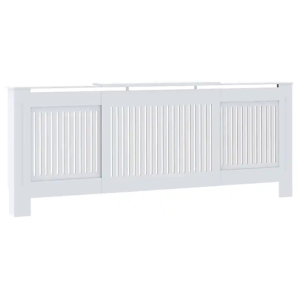 Copertura per radiatori 2 pcs Bianco 205 x 20,5 x 81,5cm 3403237