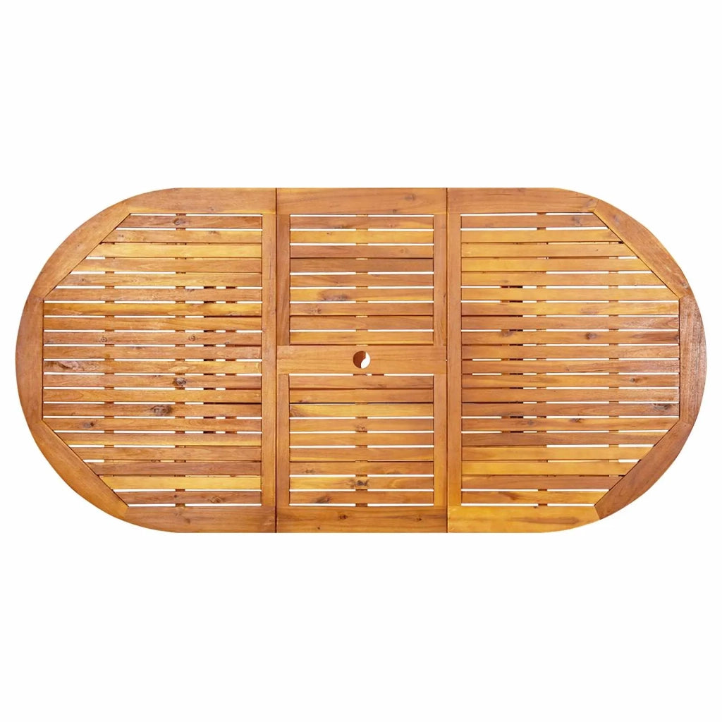 Set da pranzo da esterno con ombrellone 6 pz 3438541