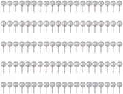 Pacchetto di 100 punti da parete in plastica/metallo - riutilizzabili - punti da parete rosé - sostenibili - per pareti da foto/ufficio