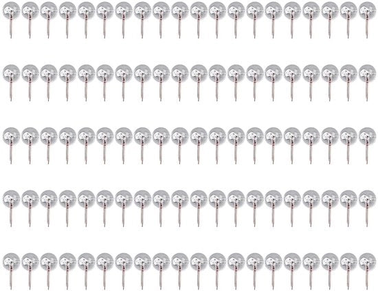 Pacchetto di 100 punti da parete in plastica/metallo - riutilizzabili - punti da parete rosé - sostenibili - per pareti da foto/ufficio