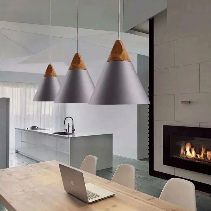 Lampada Da Soffitto Pensile Scandi A. Nera