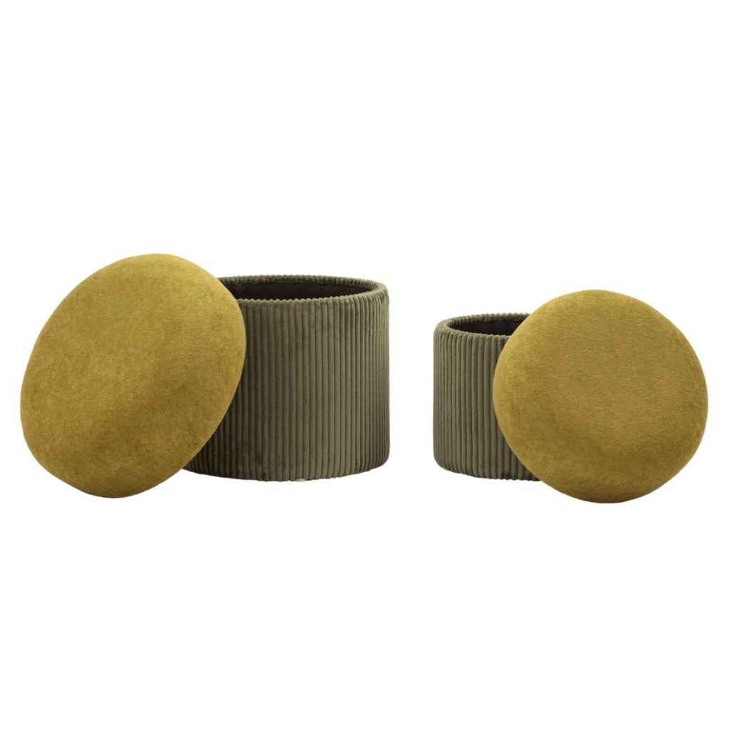Pouf VKH723, Verde, MDF, 44x42x42 cm