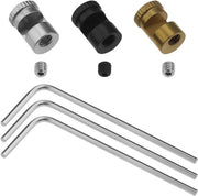 Viti a mano da 2,5 mm a 3 mm - 3 pezzi - Ricambi sostitutivi - Compatibile con Buck 110 - Chiave a sei denti - Acciaio inossidabile - Duraturo - Pomo da pollice
