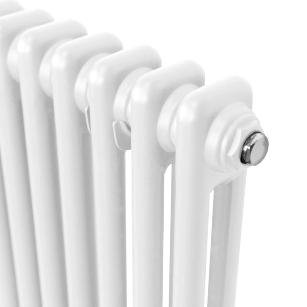 Termosifone Radiatore a 2 colonne per riscaldamento centralizzato verticale Bianco 180x56cm