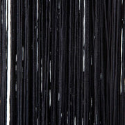 Tendaggio per porte - Tendaggio - 90 x 200 cm - Nero