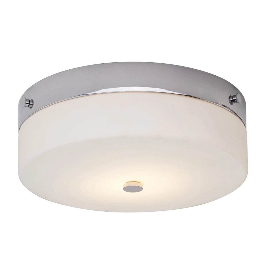 Plafoniera Elstead Tamar Ø23,5 cromo vetro opale GX53