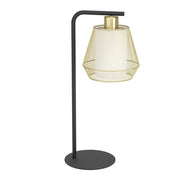 Lampada Da Tavolo Moderna Ciudadela Acciaio Nero 1 Luce E27