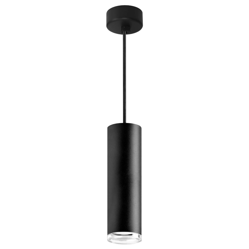 Lampada a sospensione Polux Turyn nera GU10 IP44 Ø5,5cm