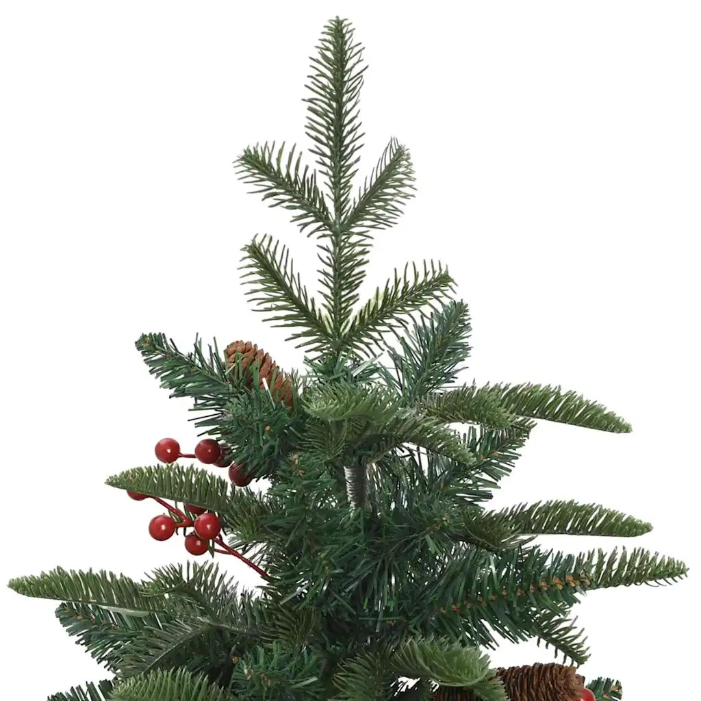 Albero di Natale artificiale con 150 LED Verde 150 cm 3395541