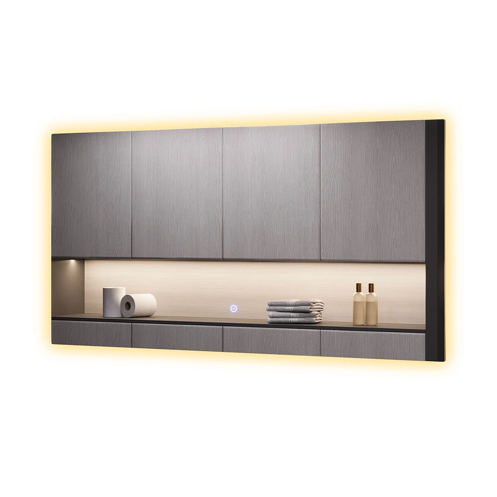 Vicco Specchio bagno Vetro 100 x 50 cm con retroilluminazione